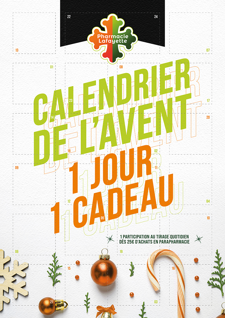 Pharmacie Lafayette - Calendrier de l'Avent